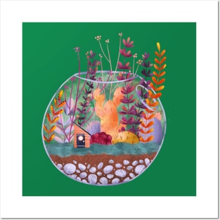 Terrarium Fall Posters and Art